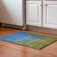 thumbnail image 1 of Addison Rugs Mayfield Washable Transitional Ombre Olive Rectangle Rug, 1'8" x 2'6", 1 of 5