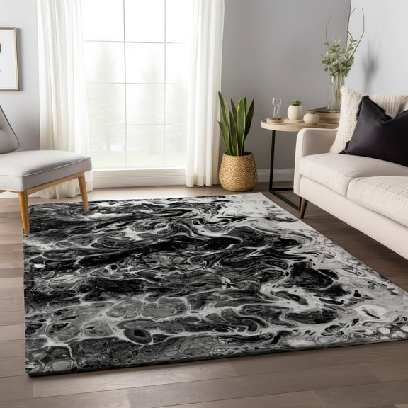 Addison Rugs Mayfield Washable Contemporary Abstract Taboo Rectangle Rug, 10' x 14'