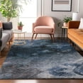 thumbnail image 1 of Addison Rugs Mayfield Washable Transitional Modern Blue Rectangle Rug, 3' x 5', 1 of 6