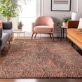 thumbnail image 1 of Addison Rugs Mayfield Washable Transitional Diamond Salmon Rectangle Rug, 3' x 5', 1 of 6