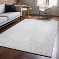 thumbnail image 1 of Addison Rugs Mayfield Washable Transitional Diamond Silver Rectangle Rug, 10' x 14', 1 of 6