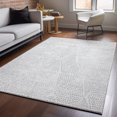 thumbnail image 1 of Addison Rugs Mayfield Washable Transitional Diamond Silver Rectangle Rug, 9' x 12', 1 of 6