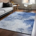 thumbnail image 1 of Addison Rugs Mayfield Washable Transitional Modern Blue Rectangle Rug, 8' x 10', 1 of 6