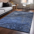 thumbnail image 1 of Addison Rugs Mayfield Washable Transitional Abstract Blue Rectangle Rug, 8' x 10', 1 of 6