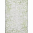 thumbnail image 1 of HomeRoots 651066 5 x 8 ft. Green & Ivory Abstract Transitional Washable Machine Made Rectangle Area Rug with UV Protection, 1 of 8