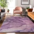 thumbnail image 1 of Addison Rugs Mayfield Washable Transitional Modern Purple Rectangle Rug, 3' x 5', 1 of 6