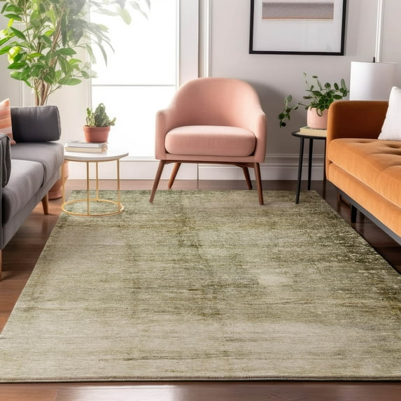 Addison Rugs Mayfield Washable Transitional Casual Taupe Rectangle Rug, 10' x 14'