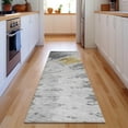 thumbnail image 1 of Addison Rugs Mayfield Washable Transitional Spiral Gray Runner Rug, 2'3" x 7'6", 1 of 5