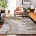 thumbnail image 1 of Addison Rugs Mayfield Washable Transitional Spiral Taupe Rectangle Rug, 2'6" x 3'10", 1 of 6