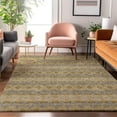 thumbnail image 1 of Addison Rugs Mayfield Washable Transitional Bohemian Gold Rectangle Rug, 9' x 12', 1 of 6