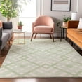 thumbnail image 1 of Addison Rugs Mayfield Washable Transitional Geometric Mint Rectangle Rug, 2'6" x 3'10", 1 of 6