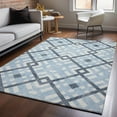thumbnail image 1 of Addison Rugs Mayfield Washable Transitional Geometric Sky Rectangle Rug, 9' x 12', 1 of 6
