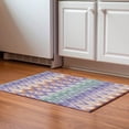 thumbnail image 1 of Addison Rugs Mayfield Washable Transitional Southwest Purple Rectangle Rug, 1'8" x 2'6", 1 of 5