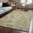 thumbnail image 1 of Addison Rugs Mayfield Washable Transitional Geometric Khaki Rectangle Rug, 5' x 7'6", 1 of 6