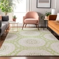 thumbnail image 1 of Addison Rugs Mayfield Washable Transitional Circles Aloe Rectangle Rug, 10' x 14', 1 of 6