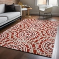 thumbnail image 1 of Addison Rugs Mayfield Washable Transitional Circles Red Rectangle Rug, 3' x 5', 1 of 6
