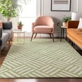 thumbnail image 1 of Addison Rugs Mayfield Washable Transitional Squares Aloe Rectangle Rug, 10' x 14', 1 of 6