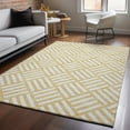 thumbnail image 1 of Addison Rugs Mayfield Washable Transitional Squares Gold Rectangle Rug, 5' x 7'6", 1 of 6