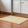 thumbnail image 1 of Addison Rugs Mayfield Washable Transitional Geometric Gold Rectangle Rug, 1'8" x 2'6", 1 of 5