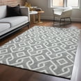 thumbnail image 1 of Addison Rugs Mayfield Washable Transitional Geometric Gray Rectangle Rug, 9' x 12', 1 of 6