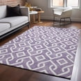 thumbnail image 1 of Addison Rugs Mayfield Washable Transitional Geometric Purple Rectangle Rug, 2'6" x 3'10", 1 of 6