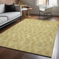 thumbnail image 1 of Addison Rugs Mayfield Washable Traditional Diamond Gold Rectangle Rug, 3' x 5', 1 of 6