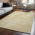 thumbnail image 1 of Addison Rugs Mayfield Washable Transitional Lines Beige Rectangle Rug, 3' x 5', 1 of 6