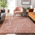 thumbnail image 1 of Addison Rugs Mayfield Washable Transitional Lines Blush Rectangle Rug, 10' x 14', 1 of 6