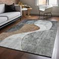 thumbnail image 1 of Addison Rugs Mayfield Washable Transitional Art Deco Gray Rectangle Rug, 10' x 14', 1 of 6
