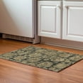 thumbnail image 1 of Addison Rugs Mayfield Washable Transitional Floral Charcoal Rectangle Rug, 1'8" x 2'6", 1 of 5
