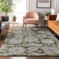 thumbnail image 1 of Addison Rugs Mayfield Washable Transitional Floral Olive Rectangle Rug, 10' x 14', 1 of 6