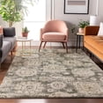 thumbnail image 1 of Addison Rugs Mayfield Washable Transitional Floral Taupe Rectangle Rug, 10' x 14', 1 of 6