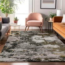 Addison Rugs Mayfield Washable Transitional Modern Taupe Rectangle Rug, 10' x 14'