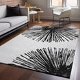 thumbnail image 1 of Addison Rugs Mayfield Washable Transitional Circles Black Rectangle Rug, 5' x 7'6", 1 of 6