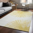 thumbnail image 1 of Addison Rugs Mayfield Washable Transitional Circles Gold Rectangle Rug, 2'6" x 3'10", 1 of 6