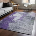 thumbnail image 1 of Addison Rugs Mayfield Washable Transitional Modern Purple Rectangle Rug, 5' x 7'6", 1 of 6