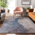 thumbnail image 1 of Addison Rugs Mayfield Washable Transitional Modern Blue Rectangle Rug, 8' x 10', 1 of 6