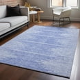 thumbnail image 1 of Addison Rugs Mayfield Washable Transitional Modern Denim Rectangle Rug, 5' x 7'6", 1 of 6