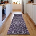 thumbnail image 1 of Addison Rugs Mayfield Washable Traditional Oriental Purple Runner Rug, 2'3" x 7'6", 1 of 5