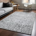 thumbnail image 1 of Addison Rugs Mayfield Washable Traditional Oriental Silver Rectangle Rug, 3' x 5', 1 of 6