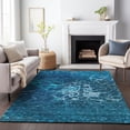 thumbnail image 1 of Addison Rugs Mayfield Washable Transitional Modern Navy Rectangle Rug, 5' x 7'6", 1 of 6