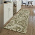 thumbnail image 1 of Addison Rugs Mayfield Washable Transitional Paisley Chocolate Runner Rug, 2'3" x 7'6", 1 of 5