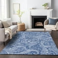 thumbnail image 1 of Addison Rugs Mayfield Washable Transitional Paisley Navy Rectangle Rug, 10' x 14', 1 of 6
