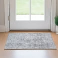 thumbnail image 1 of Addison Rugs Mayfield Washable Transitional Abstract Gray Rectangle Rug, 1'8" x 2'6", 1 of 5
