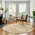 thumbnail image 1 of Addison Rugs Mayfield Washable Transitional Abstract Terracotta Round Rug, 8' x 8', 1 of 5