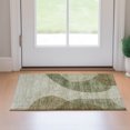 thumbnail image 1 of Addison Rugs Mayfield Washable Transitional Art Deco Beige Rectangle Rug, 1'8" x 2'6", 1 of 5