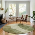 thumbnail image 1 of Addison Rugs Mayfield Washable Transitional Art Deco Beige Round Rug, 8' x 8', 1 of 5