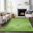 thumbnail image 1 of Addison Rugs Mayfield Washable Traditional Oriental Aloe Rectangle Rug, 10' x 14', 1 of 6