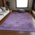 thumbnail image 1 of Addison Rugs Mayfield Washable Traditional Oriental Purple Rectangle Rug, 3' x 5', 1 of 6
