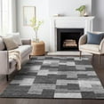 thumbnail image 1 of Addison Rugs Mayfield Washable Transitional Geometric Gray Rectangle Rug, 2'6" x 3'10", 1 of 6